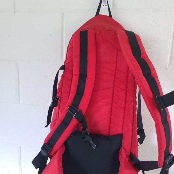 Vintage LL Bean Hiking Backpack M847 Nylon Mount Katahdin Red W/black Bottom EUC main image 4